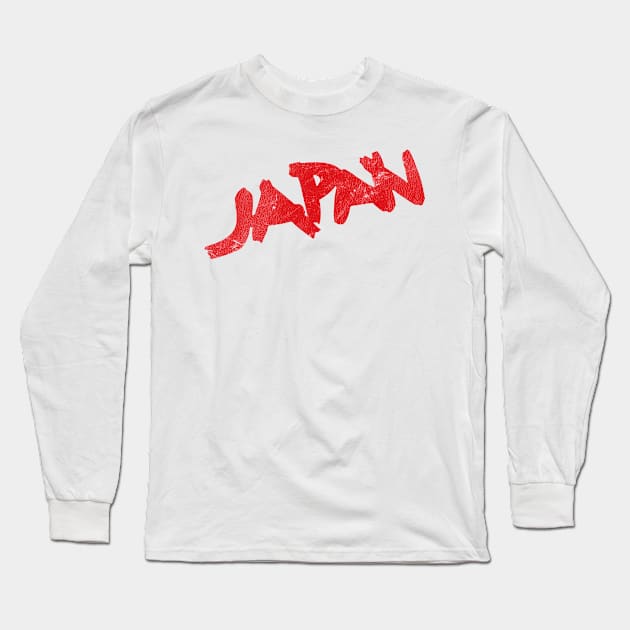 Japan // Quiet Life \\ Vintage Style Faded Aesthetic Long Sleeve T-Shirt by CultOfRomance